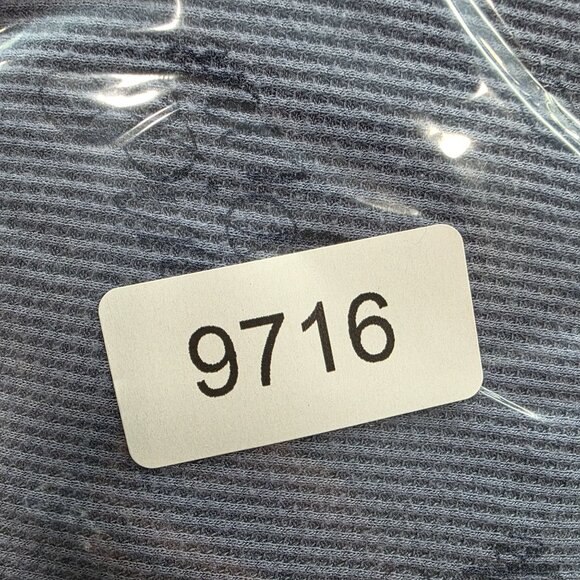 Womens Victorias Secret Pink Sleepwear Blue Crop Top Waffle Knit Long Sleeve XS - Picture 7 of 7